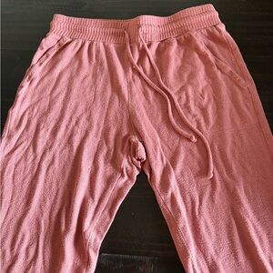 Pink sweat pants
